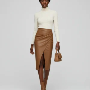 Jupe En Cuir Portefeuille