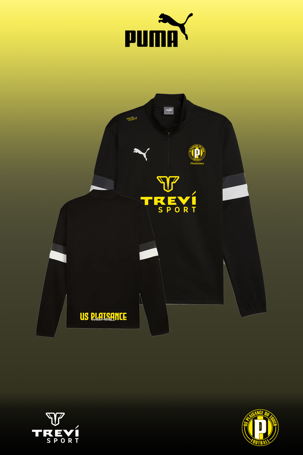 1/4 Zip Rise USP Féminines – 25/26