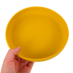 Assiette anti-déversement en silicone