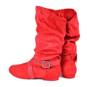 Bottes Line Dance Karen coloris rouge T36