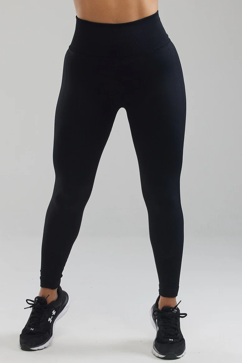 ALLURE | Leggings Taille Haute PUSH UP - Noir – Image 3