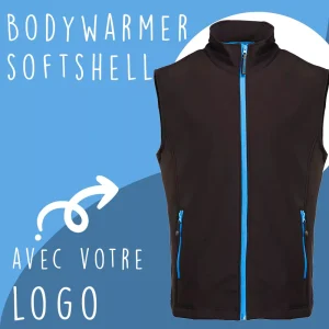 Bodywarmer softshell personnalisé