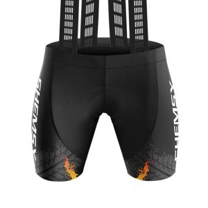 Cuissard VTT homme avec bretelles CROSSLINE peau gel