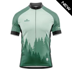 Maillot cycliste homme GREEN ROAD TRAD/MC