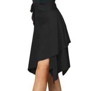 Jupe asymétrique danse latine 6 coloris au choix
