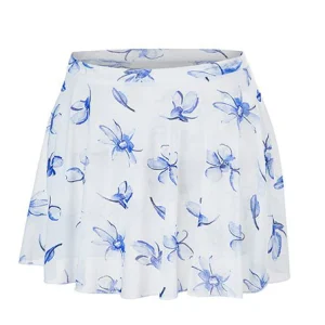 Jupette maille smock motif floral Sansha