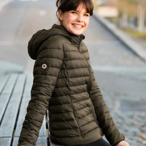 DOUDOUNE FINE RECYCLEE KAKI