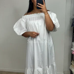 Robe blanche Mélina