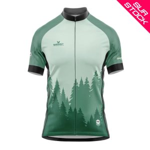 Maillot cycliste femme GREEN ROAD TRAD/MC