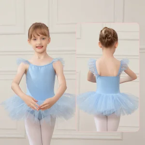 Justaucorps tutu paillettes avec bretelles fantaisie Elen
