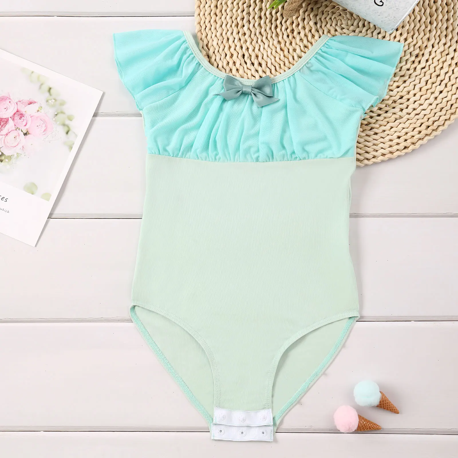 Justaucorps manches courtes avec pression Cybèle – Image 2