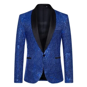 Veste costume Homme à paillettes Omar