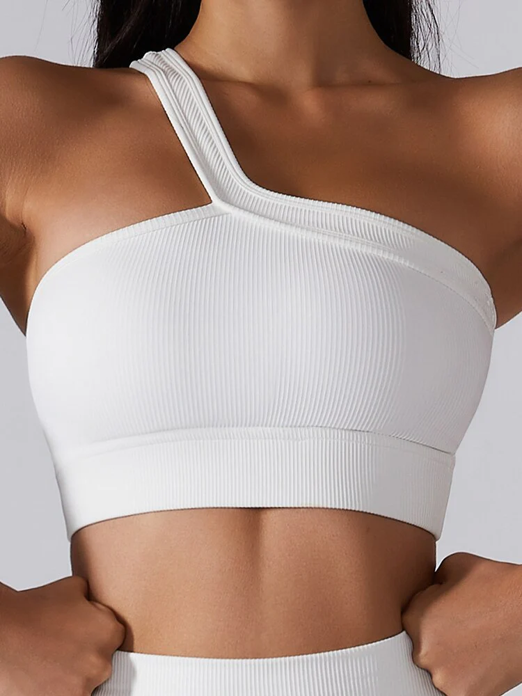 Brassière asymétrique avec épaule dénudée Suzanne – Image 3