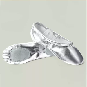 Chausson demi pointes argent ou or