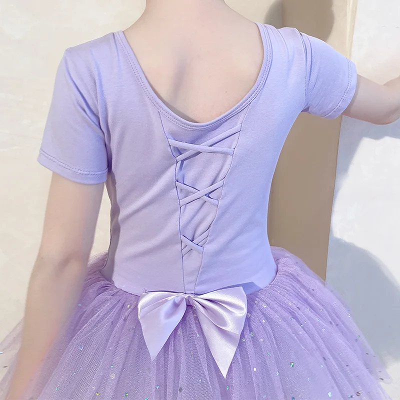 Justaucorps tutu paillettes manches courtes CELESTE – Image 9