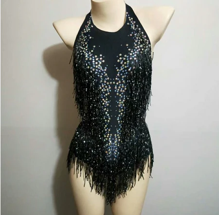 Body Strass avec Franges Joséphine XS au XL – Image 3