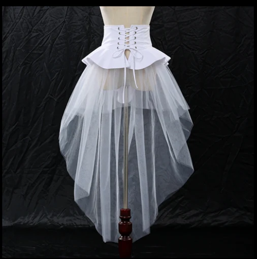 Ceinture corset avec jupe tulle coloris noir ou blanc – Image 2