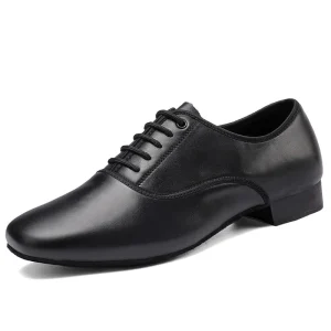 Chaussures danse hommes en cuir PU Tiago semelle au choix