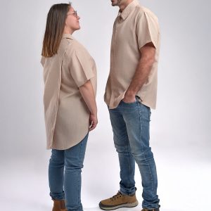 Chemise à scratch pour femme