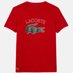 T-shirt Sport imprimé crocodile en jersey technique