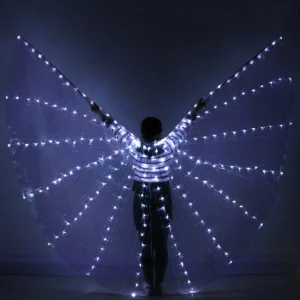 Ailes d'Isis avec lumières LED Belly Dance enfant et adulte
