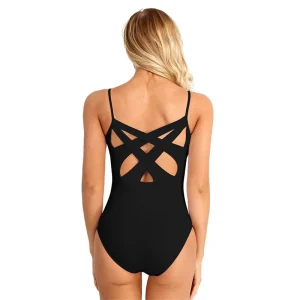 Justaucorps fines bretelles dos fantaisie Emma