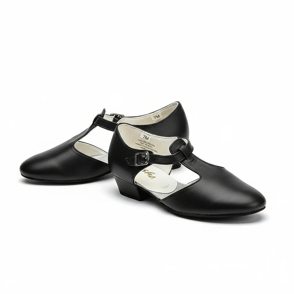 Chaussons danse cuir à talons Diva by Sansha T37 – Image 2