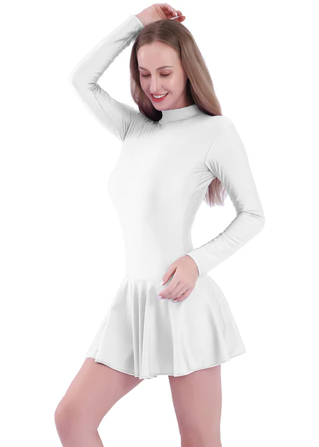 Justaucorps manches longues avec jupette Meira – Image 3