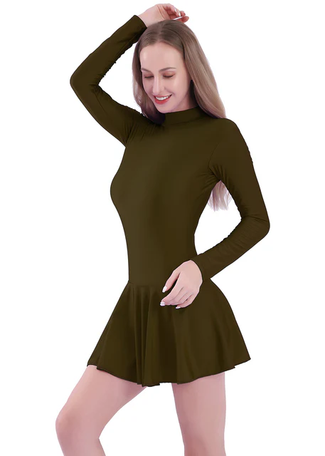 Justaucorps manches longues avec jupette Meira – Image 6