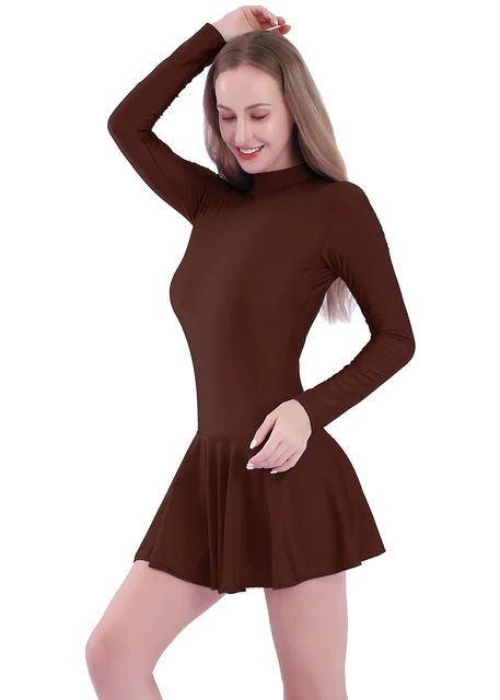 Justaucorps manches longues avec jupette Meira – Image 7