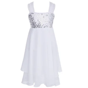 Robe paillettes Inaya avec bretelles réglables 10-14 ans