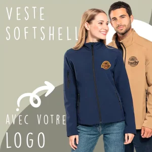 Veste softshell à personnaliser